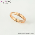 15451 Xuping 18k vergoldet neueste Mode Ring Designs ohne Stein für Frauen